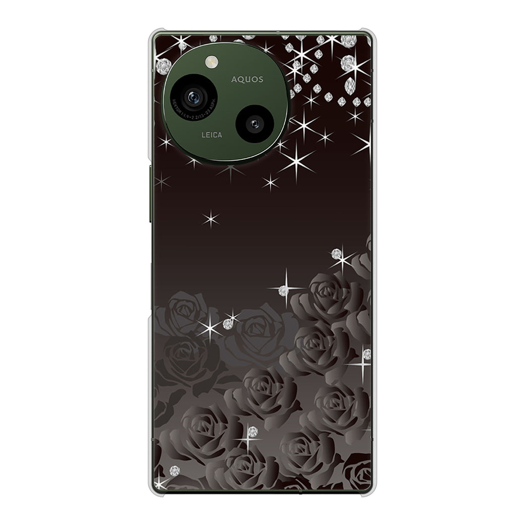 AQUOS R9 SH-51E docomo 高画質仕上げ 背面印刷 ハードケースロマンチックなバラ