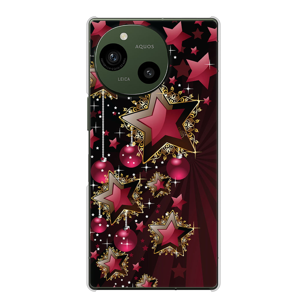 AQUOS R9 SH-51E docomo 高画質仕上げ 背面印刷 ハードケース 【434 星の壁】