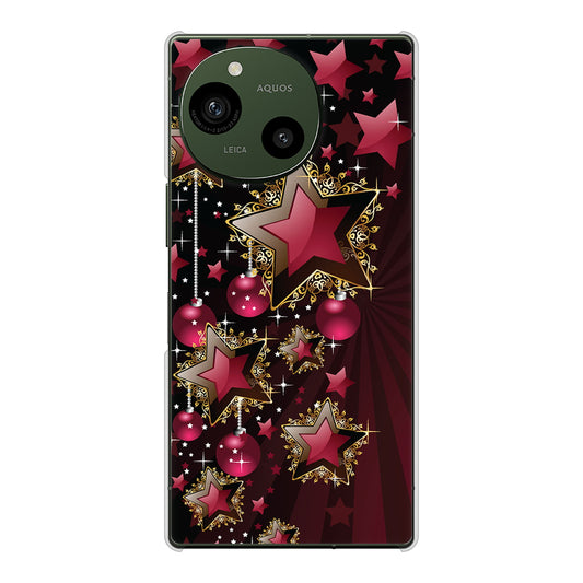 AQUOS R9 SH-51E docomo 高画質仕上げ 背面印刷 ハードケース 【434 星の壁】