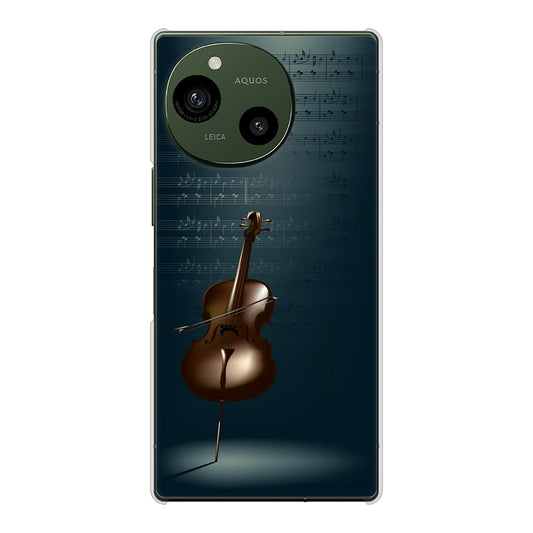 AQUOS R9 SH-51E docomo 高画質仕上げ 背面印刷 ハードケース 【441 楽譜】