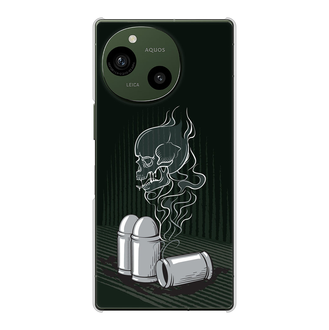 AQUOS R9 SH-51E docomo 高画質仕上げ 背面印刷 ハードケース 【481 弾丸】