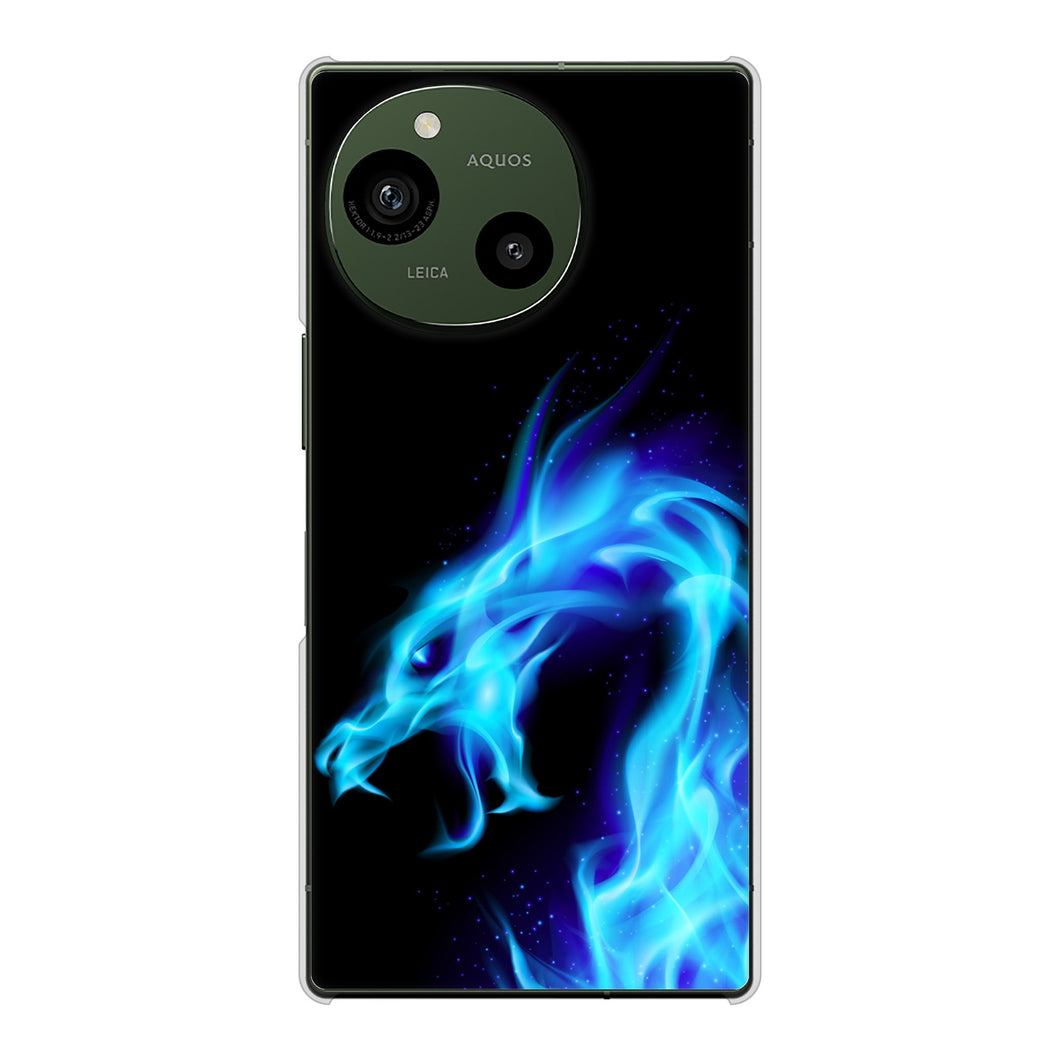 AQUOS R9 SH-51E docomo 高画質仕上げ 背面印刷 ハードケースドラゴン