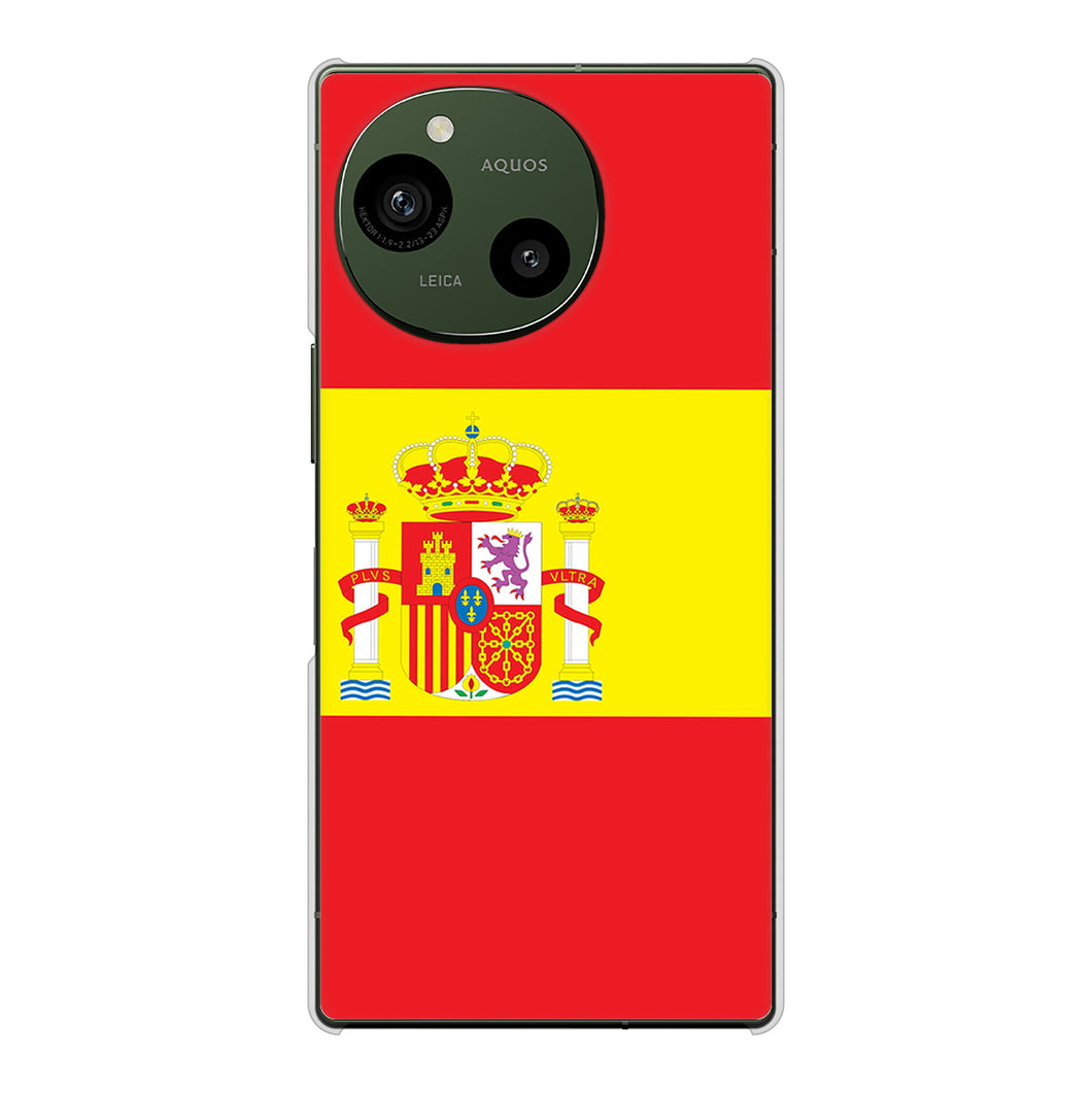 AQUOS R9 SH-51E docomo 高画質仕上げ 背面印刷 ハードケース国旗