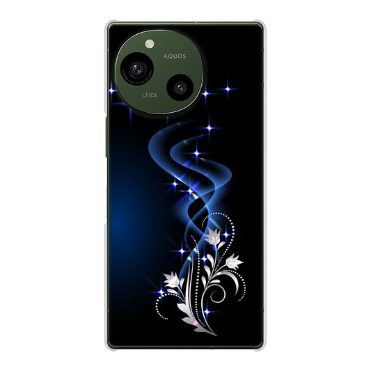 AQUOS R9 SH-51E docomo 高画質仕上げ 背面印刷 ハードケース 【1278 華より昇る流れ】