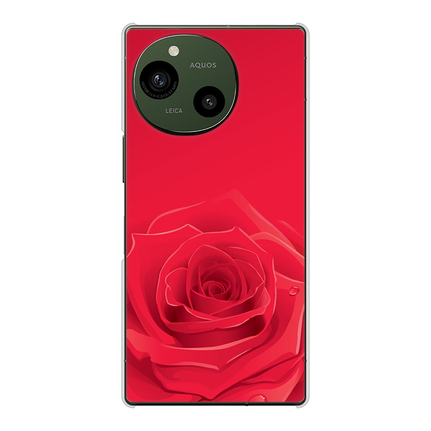 AQUOS R10 SH-51F docomo 高画質仕上げ 背面印刷 ハードケースバラ