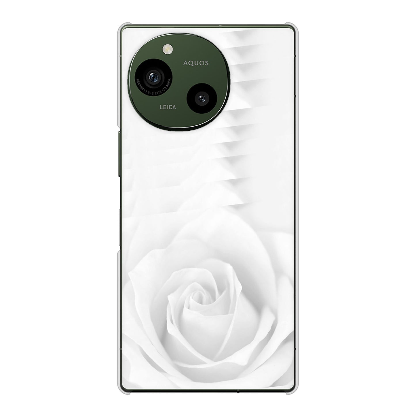 AQUOS R10 SH-51F docomo 高画質仕上げ 背面印刷 ハードケースバラ