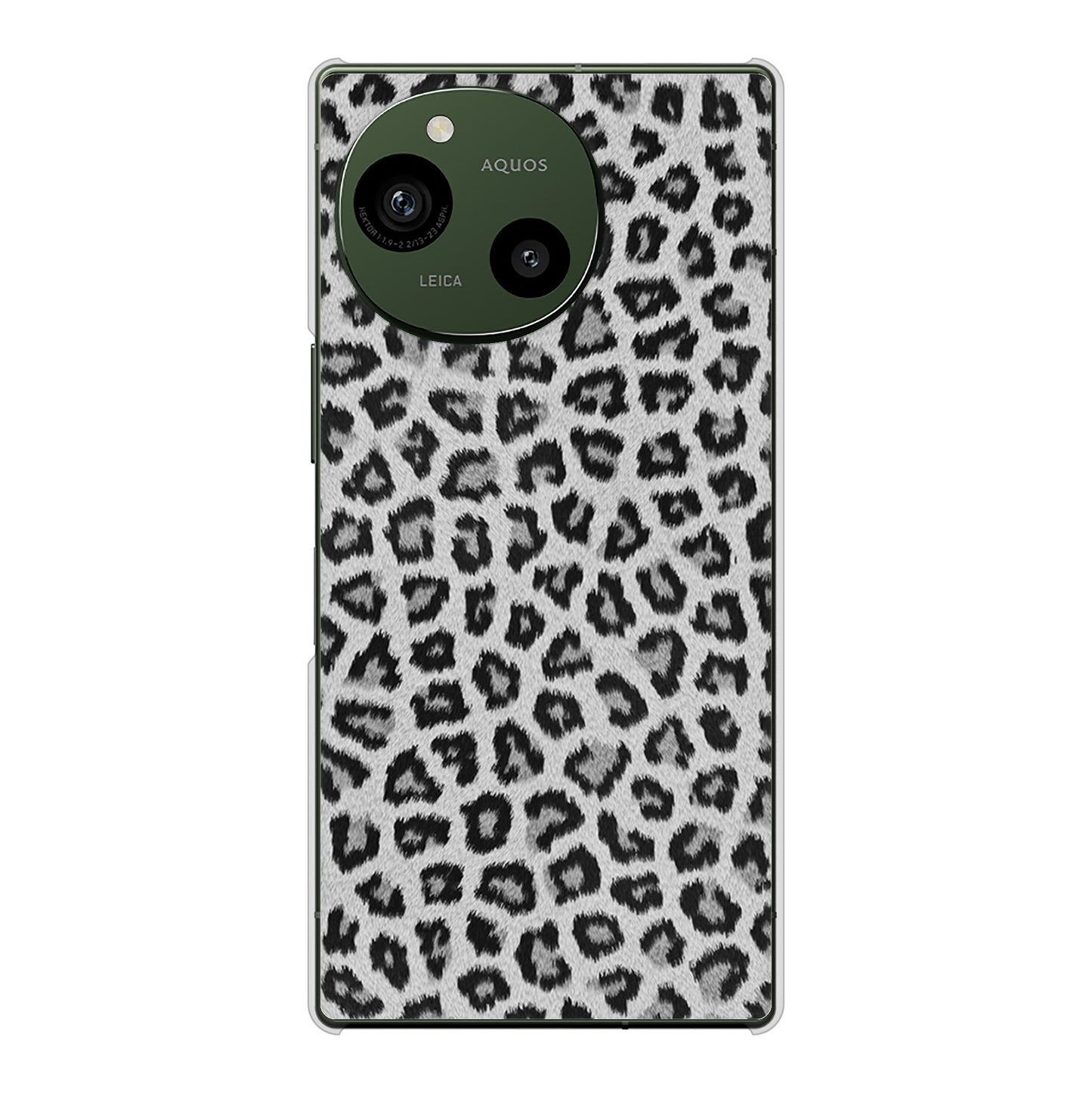 AQUOS R10 SH-51F docomo 高画質仕上げ 背面印刷 ハードケースヒョウ柄ベーシックS
