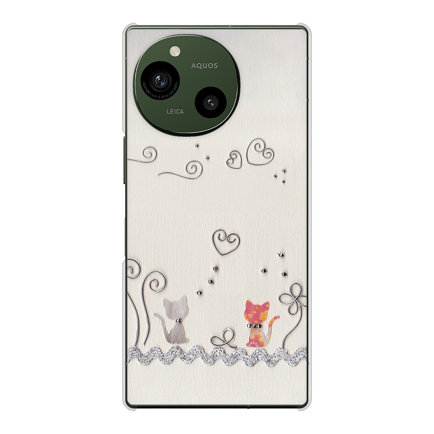 AQUOS R10 SH-51F docomo 高画質仕上げ 背面印刷 ハードケースクラフト写真ネコ