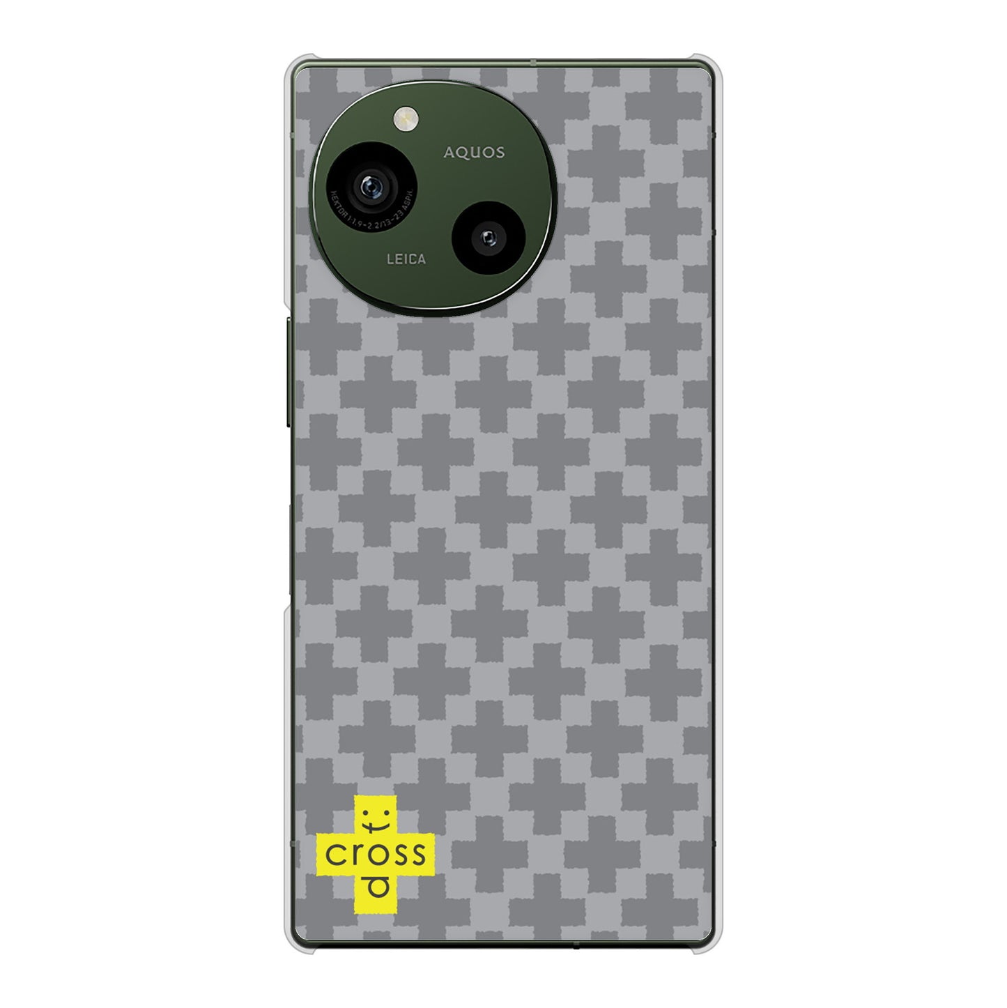 AQUOS R10 SH-51F docomo 高画質仕上げ 背面印刷 ハードケースクロスドット