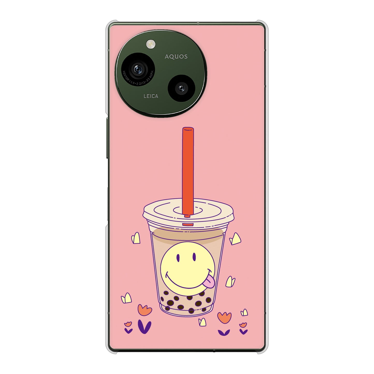 AQUOS R10 SH-51F docomo 高画質仕上げ 背面印刷 ハードケーススイーツイラスト