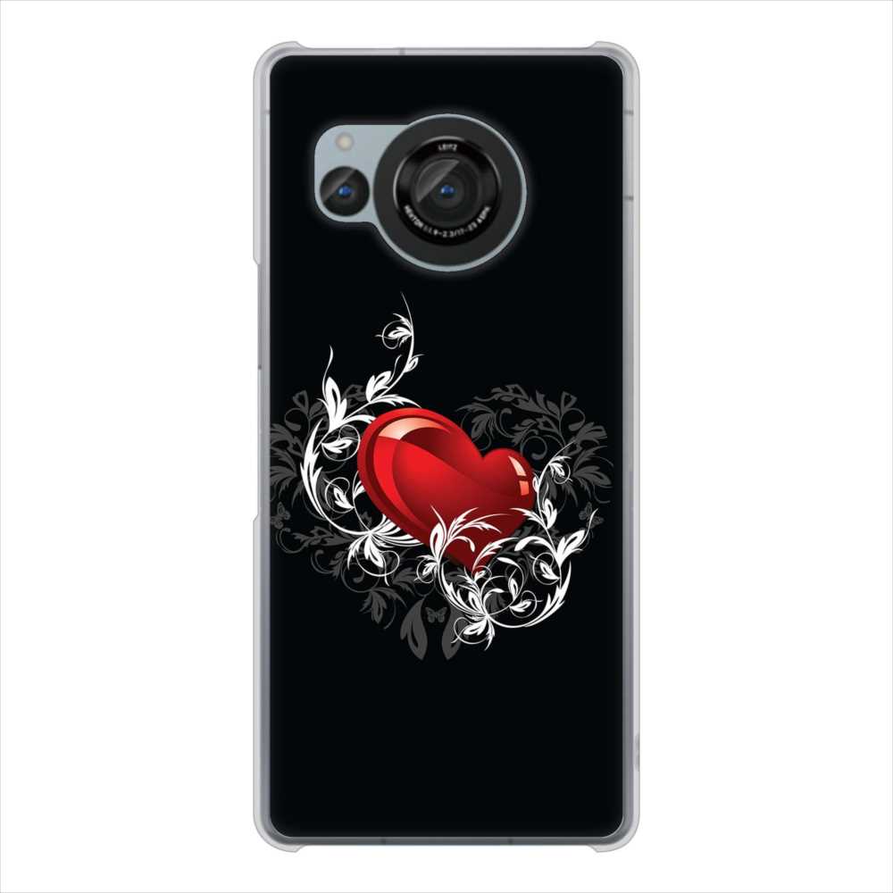 AQUOS R8 SH-52D docomo 高画質仕上げ 背面印刷 ハードケースきらめきハート