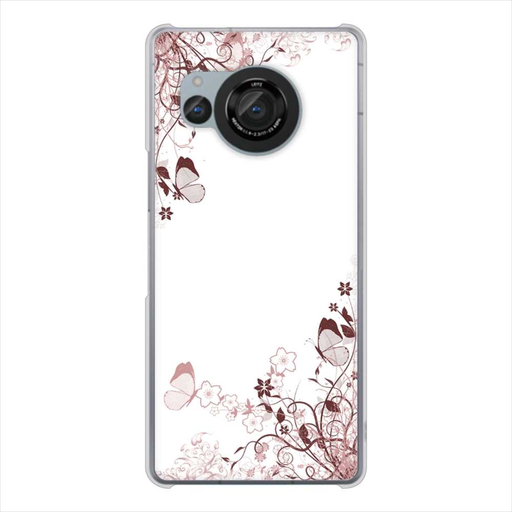 AQUOS R8 SH-52D docomo 高画質仕上げ 背面印刷 ハードケースバタフライ