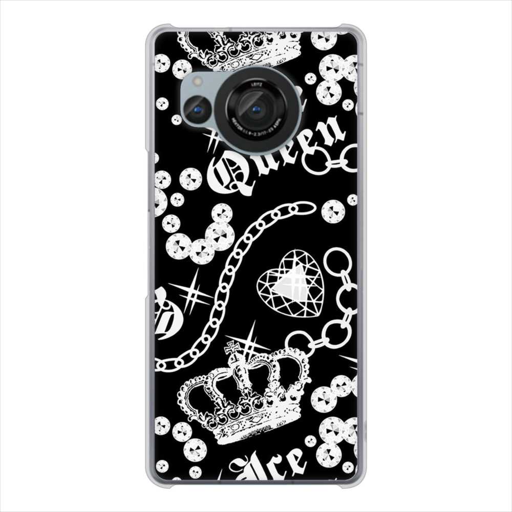 AQUOS R8 SH-52D docomo 高画質仕上げ 背面印刷 ハードケース 【187 ゴージャス クラウン】