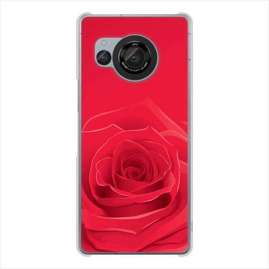 AQUOS R8 SH-52D docomo 高画質仕上げ 背面印刷 ハードケースバラ