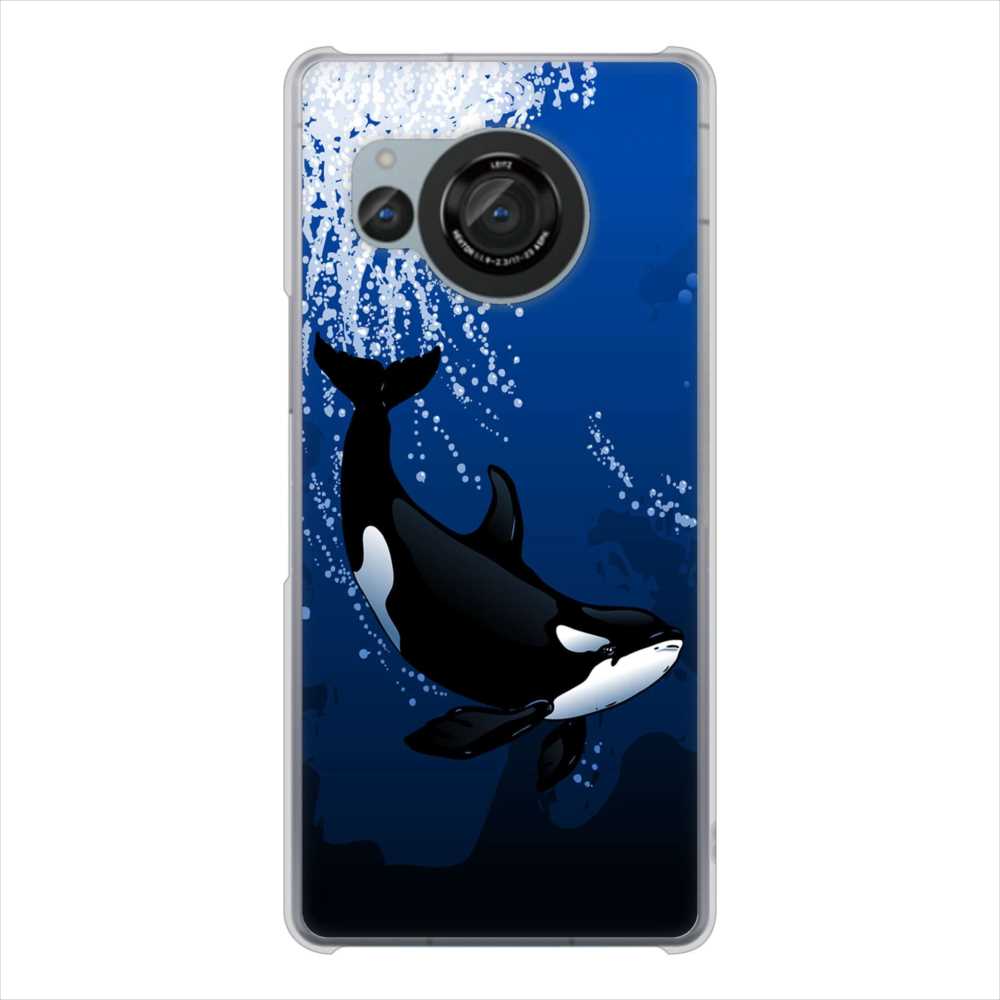 AQUOS R8 SH-52D docomo 高画質仕上げ 背面印刷 ハードケース海の守り神