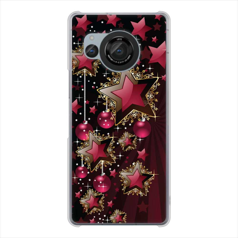 AQUOS R8 SH-52D docomo 高画質仕上げ 背面印刷 ハードケース 【434 星の壁】
