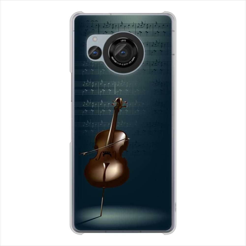 AQUOS R8 SH-52D docomo 高画質仕上げ 背面印刷 ハードケース 【441 楽譜】