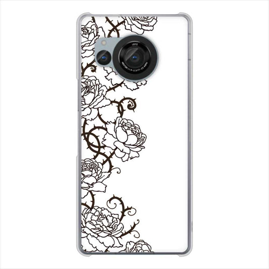 AQUOS R8 SH-52D docomo 高画質仕上げ 背面印刷 ハードケース 【467 イバラ】