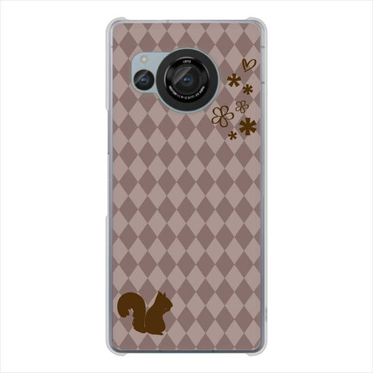 AQUOS R8 SH-52D docomo 高画質仕上げ 背面印刷 ハードケース 【515 リス】