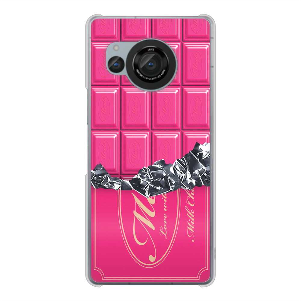 AQUOS R8 SH-52D docomo 高画質仕上げ 背面印刷 ハードケース板チョコ