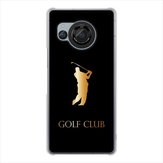 AQUOS R8 SH-52D docomo 高画質仕上げ 背面印刷 ハードケース 【610 GOLFCLUB】