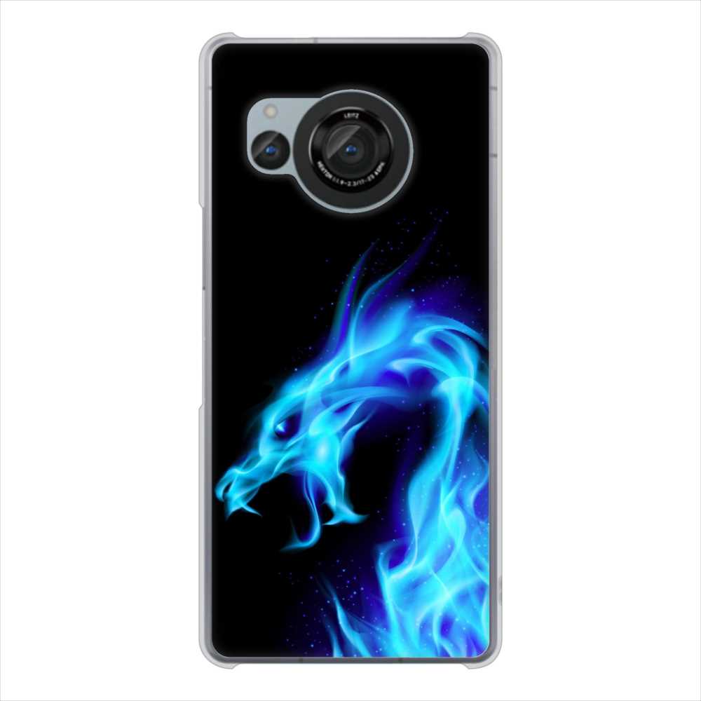 AQUOS R8 SH-52D docomo 高画質仕上げ 背面印刷 ハードケースドラゴン