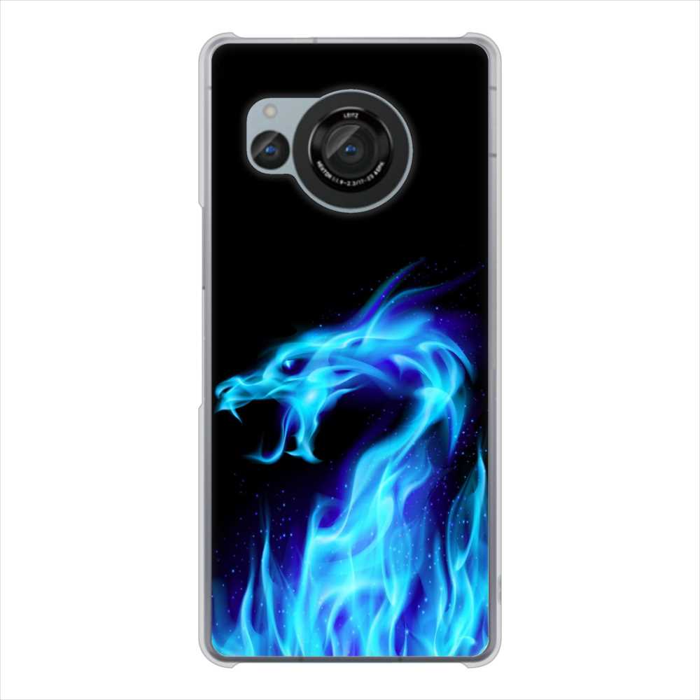 AQUOS R8 SH-52D docomo 高画質仕上げ 背面印刷 ハードケースドラゴン