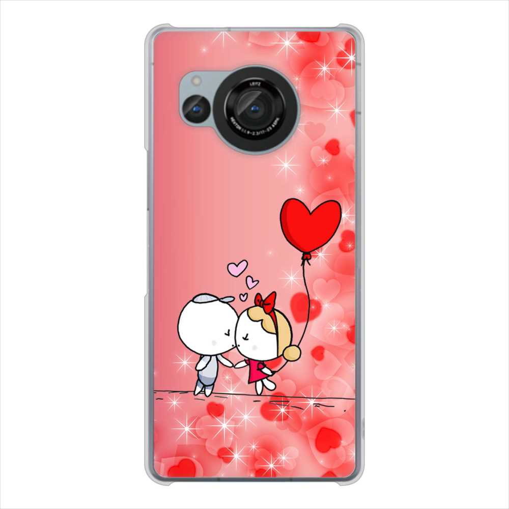 AQUOS R8 SH-52D docomo 高画質仕上げ 背面印刷 ハードケースカップル