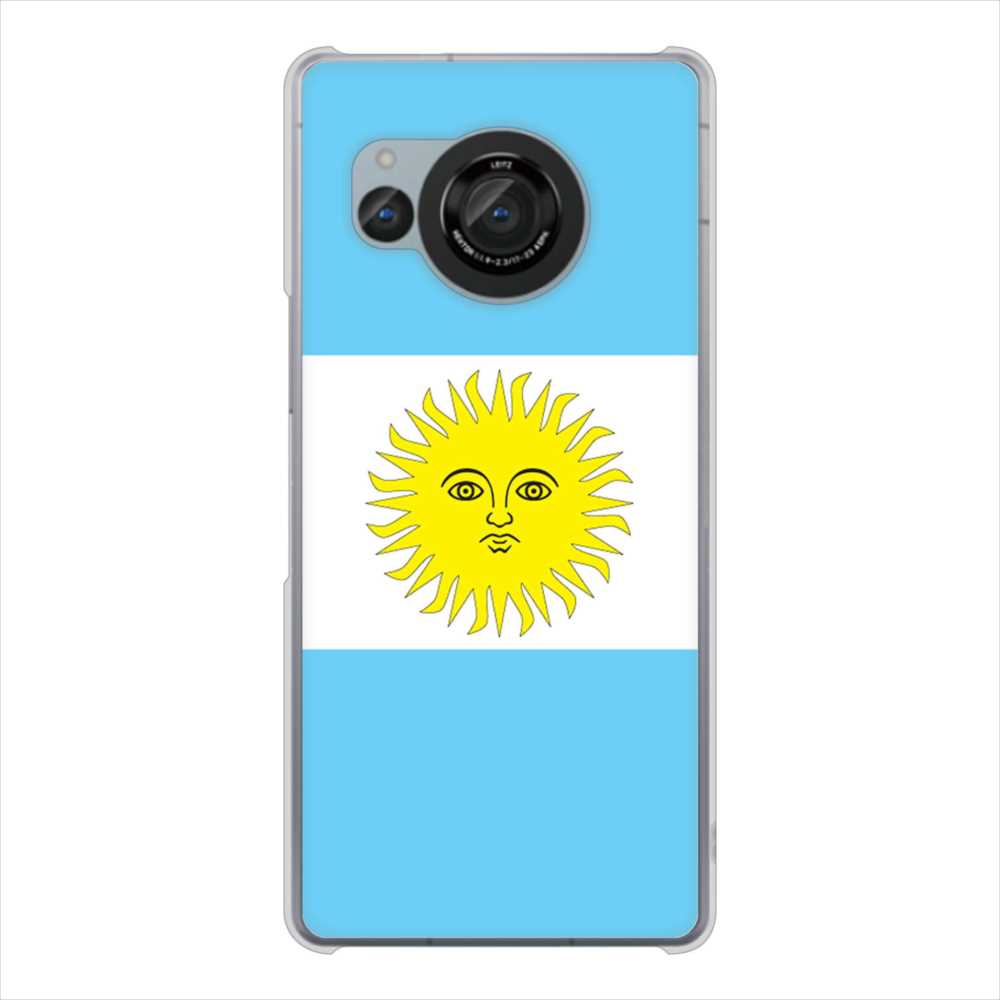 AQUOS R8 SH-52D docomo 高画質仕上げ 背面印刷 ハードケース国旗