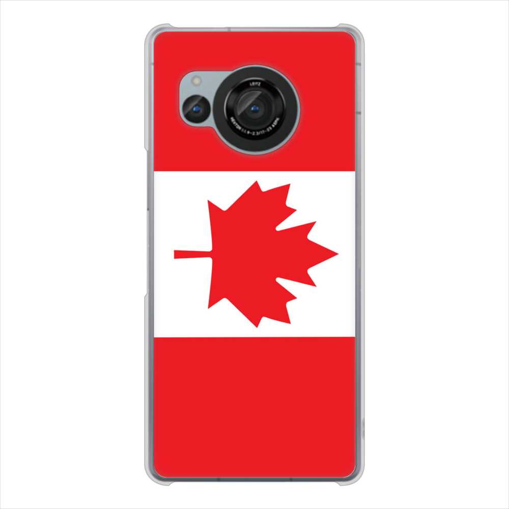 AQUOS R8 SH-52D docomo 高画質仕上げ 背面印刷 ハードケース国旗