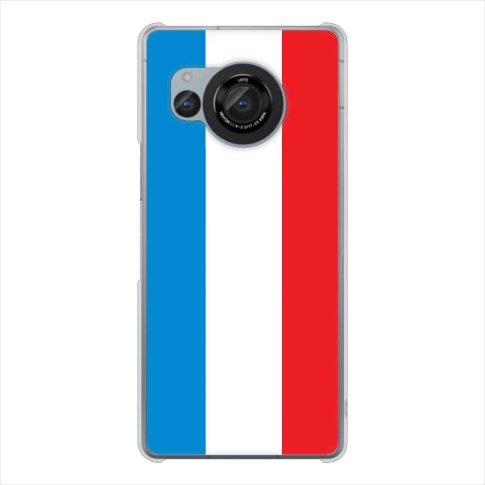 AQUOS R8 SH-52D docomo 高画質仕上げ 背面印刷 ハードケース国旗