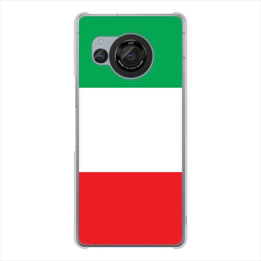 AQUOS R8 SH-52D docomo 高画質仕上げ 背面印刷 ハードケース国旗