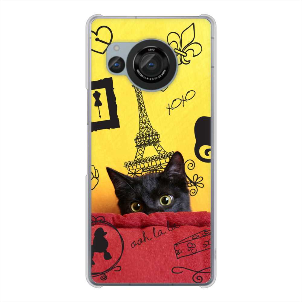 AQUOS R8 SH-52D docomo 高画質仕上げ 背面印刷 ハードケースLOVE フランス