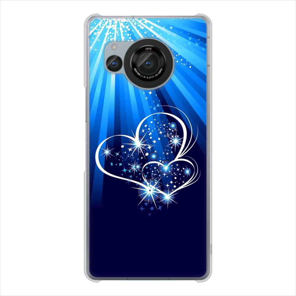 AQUOS R8 SH-52D docomo 高画質仕上げ 背面印刷 ハードケースきらめきハート