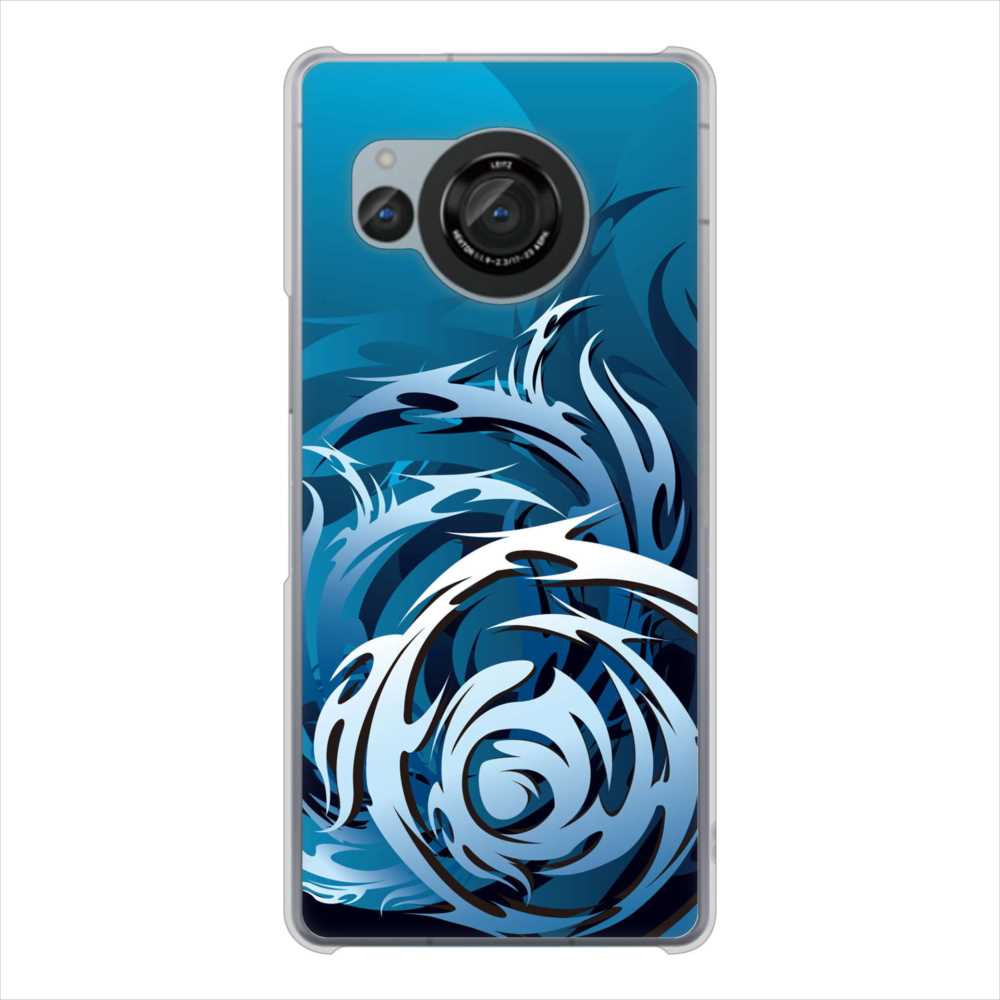 AQUOS R8 SH-52D docomo 高画質仕上げ 背面印刷 ハードケース 【731 ドラゴンサークル】