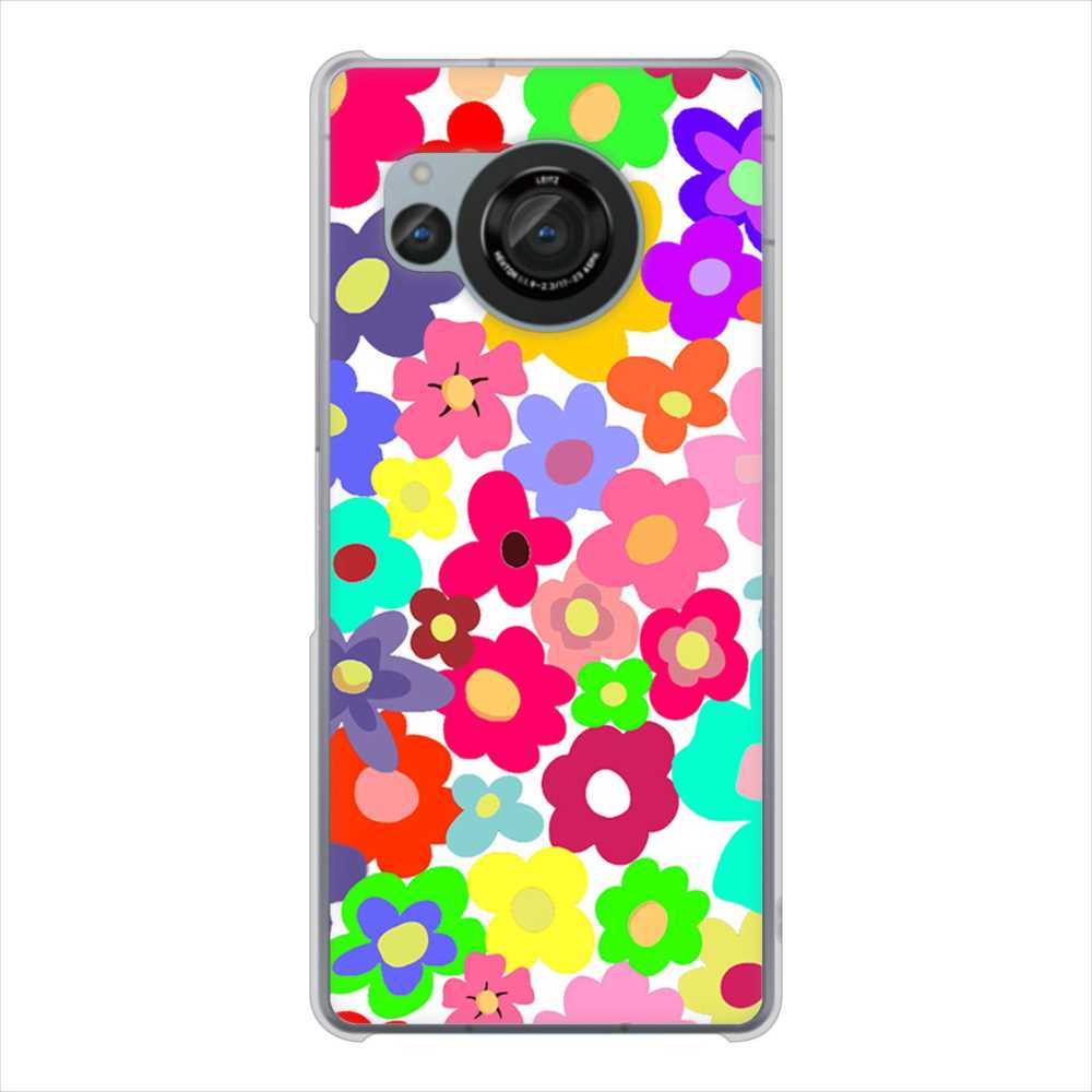 AQUOS R8 SH-52D docomo 高画質仕上げ 背面印刷 ハードケースルーズフラワー