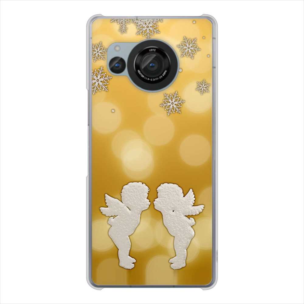 AQUOS R8 SH-52D docomo 高画質仕上げ 背面印刷 ハードケースエンジェル