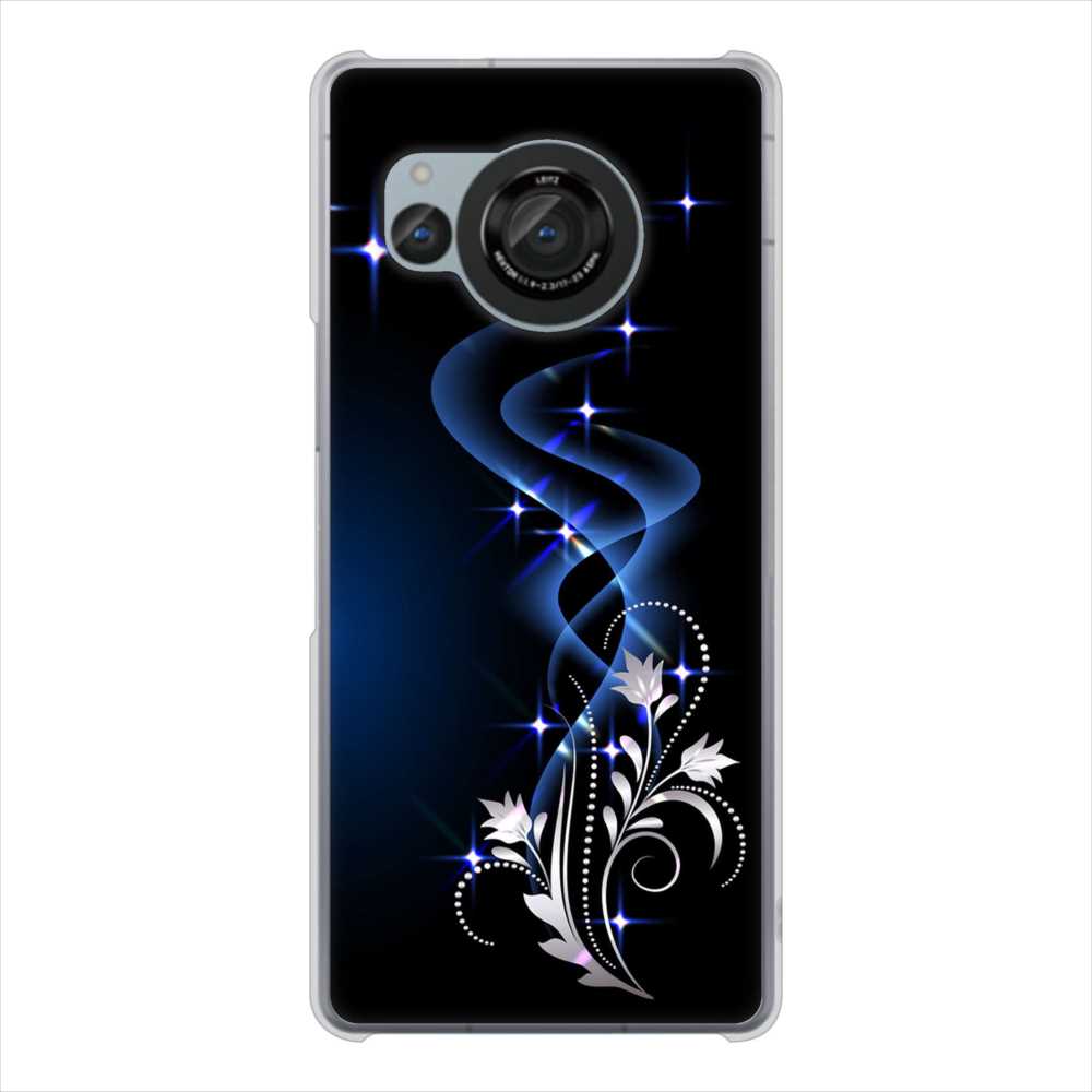AQUOS R8 SH-52D docomo 高画質仕上げ 背面印刷 ハードケース 【1278 華より昇る流れ】