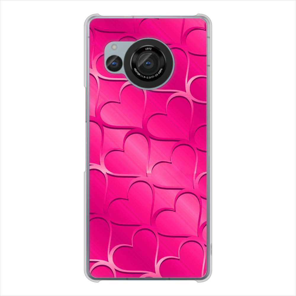 AQUOS R8 SH-52D docomo 高画質仕上げ 背面印刷 ハードケースかくれハート