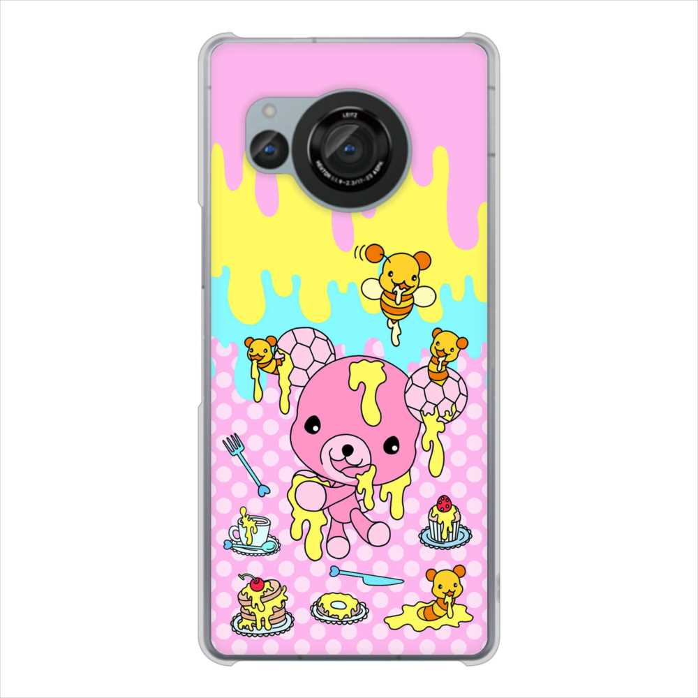 AQUOS R8 SH-52D docomo 高画質仕上げ 背面印刷 ハードケースむかいあぐる ハニベア