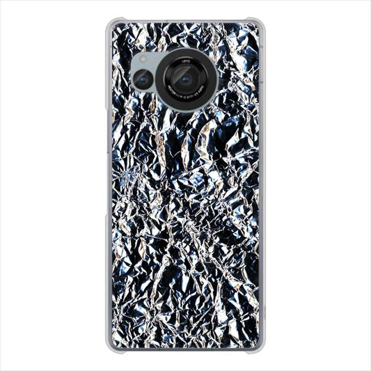 AQUOS R8 SH-52D docomo 高画質仕上げ 背面印刷 ハードケース 【EK835 スタイリッシュアルミシルバー】