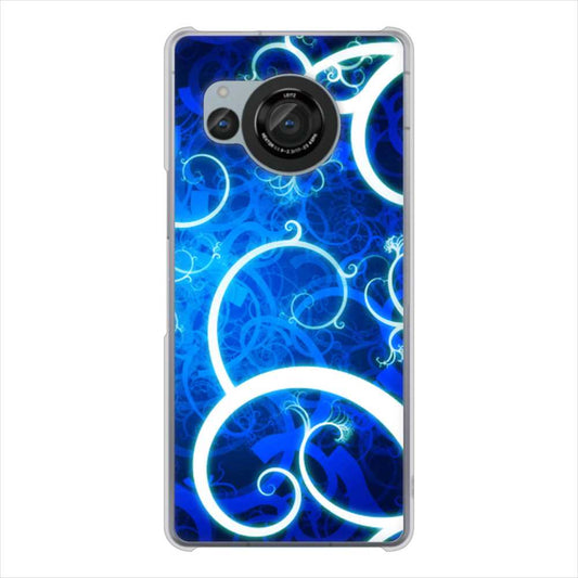 AQUOS R8 SH-52D docomo 高画質仕上げ 背面印刷 ハードケース 【EK850 神秘の草】