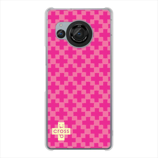 AQUOS R8 SH-52D docomo クロスドット ハードケース 背面印刷