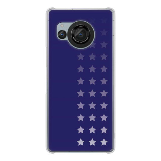 AQUOS R8 SH-52D docomo 高画質仕上げ 背面印刷 ハードケース 【IB911 スターライン】