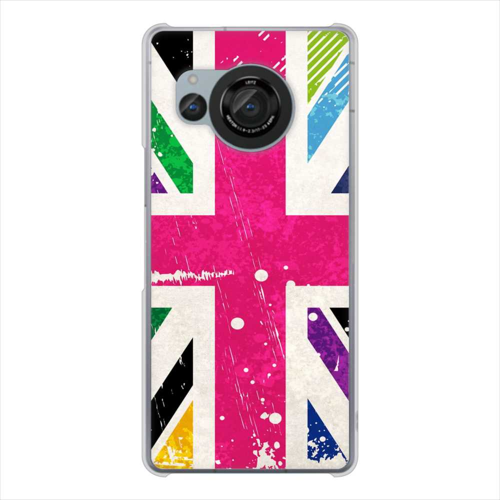 AQUOS R8 SH-52D docomo 高画質仕上げ 背面印刷 ハードケースユニオンジャック