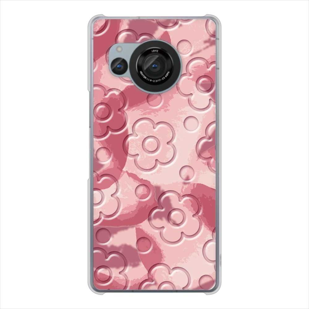AQUOS R8 SH-52D docomo 高画質仕上げ 背面印刷 ハードケースフラワーヴェルニ