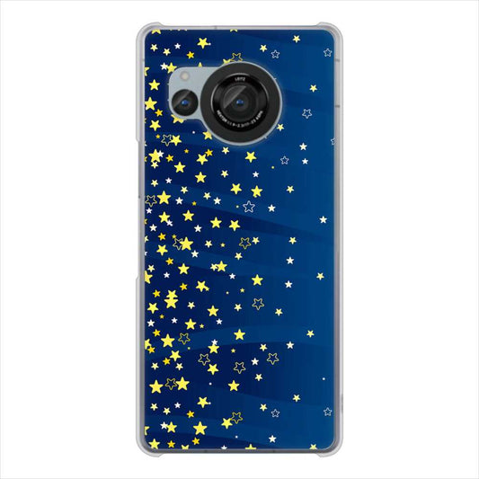 AQUOS R8 SH-52D docomo 高画質仕上げ 背面印刷 ハードケース 【VA842 満天の星空】