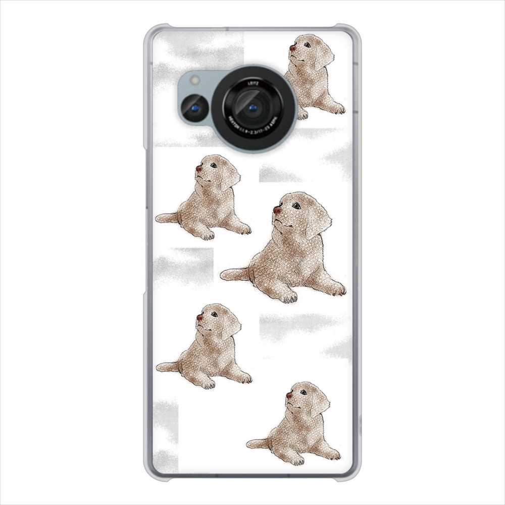 AQUOS R8 SH-52D docomo 高画質仕上げ 背面印刷 ハードケースラブラドールレトリバー