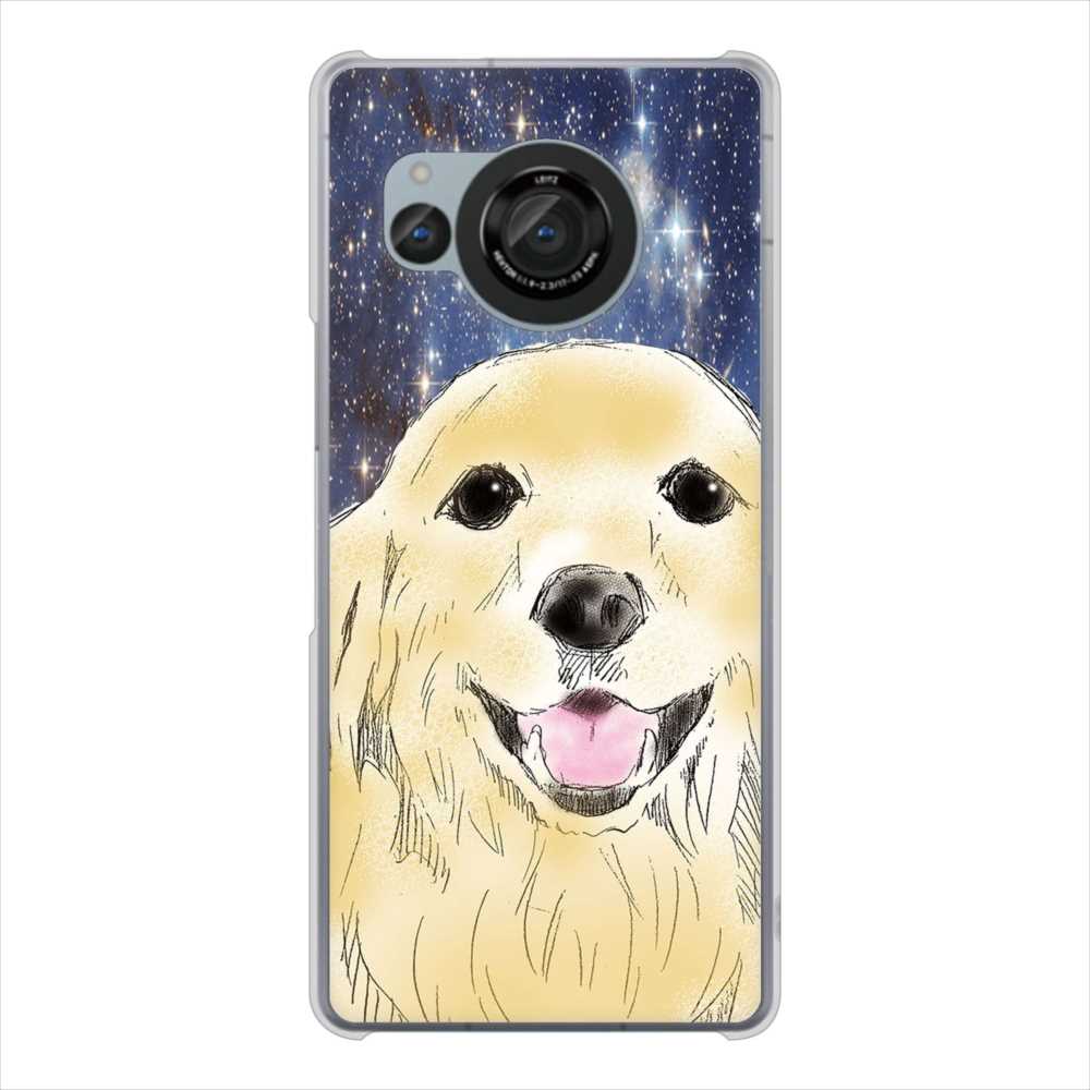 AQUOS R8 SH-52D docomo 高画質仕上げ 背面印刷 ハードケースゴールデンレトリバー