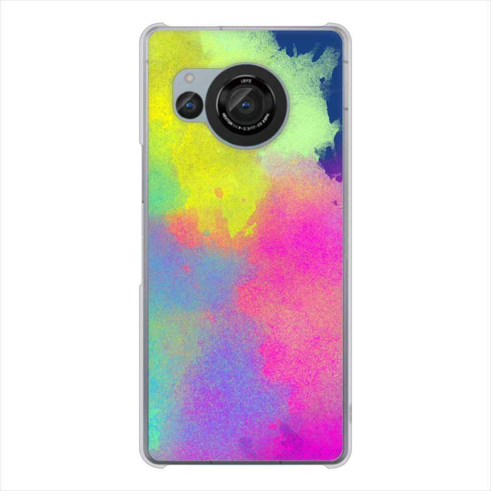AQUOS R8 SH-52D docomo 高画質仕上げ 背面印刷 ハードケースパステルアート